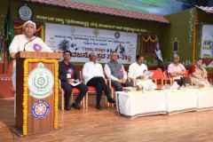 Inauguration of State Level NSS Youth Festival  and release of books on Gandhiji translated in Kannada by Dr. Meena Deshpande and others Hon'ble Minister Shri H.K.Patil and Shri V.R.Sudarshan, former Speaker, Karnataka Legislative Council