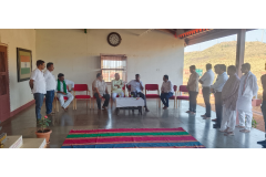 Shri Satish Jarkiholi, Hon\'ble PWD Minister visited RDPR University Gadag on 2.2.2025